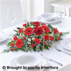 Red Rose &amp; Germini Centrepiece