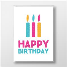Happy Birthday Greeting Card