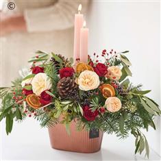 Christmas Classic Candle Arrangement