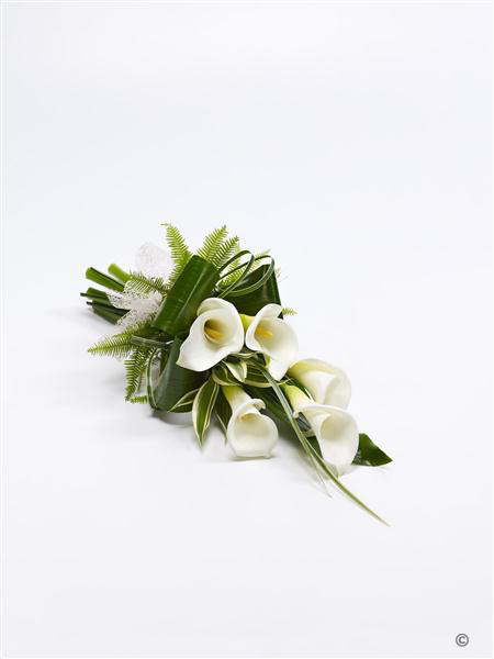 White Lily & Purple Sheaf White Lily & Purple Sheaf